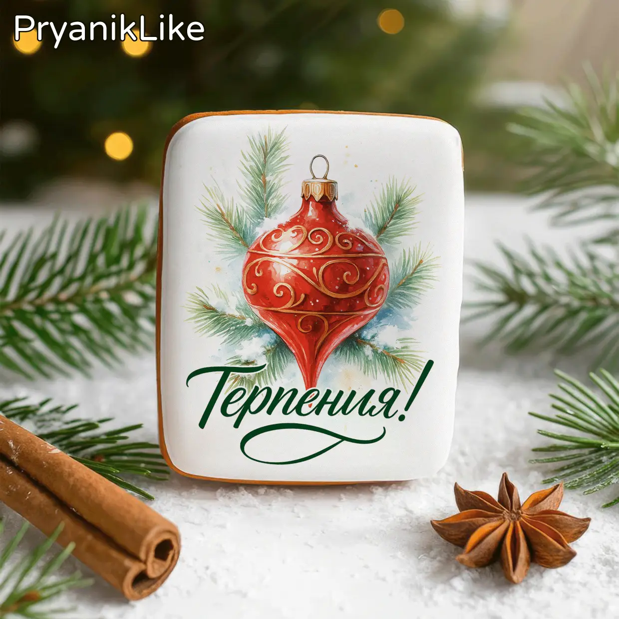 Атмосферные ёлочные игрушки